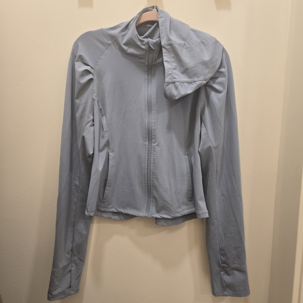 Yogalicious Light Blue Women's Zip Hoodie